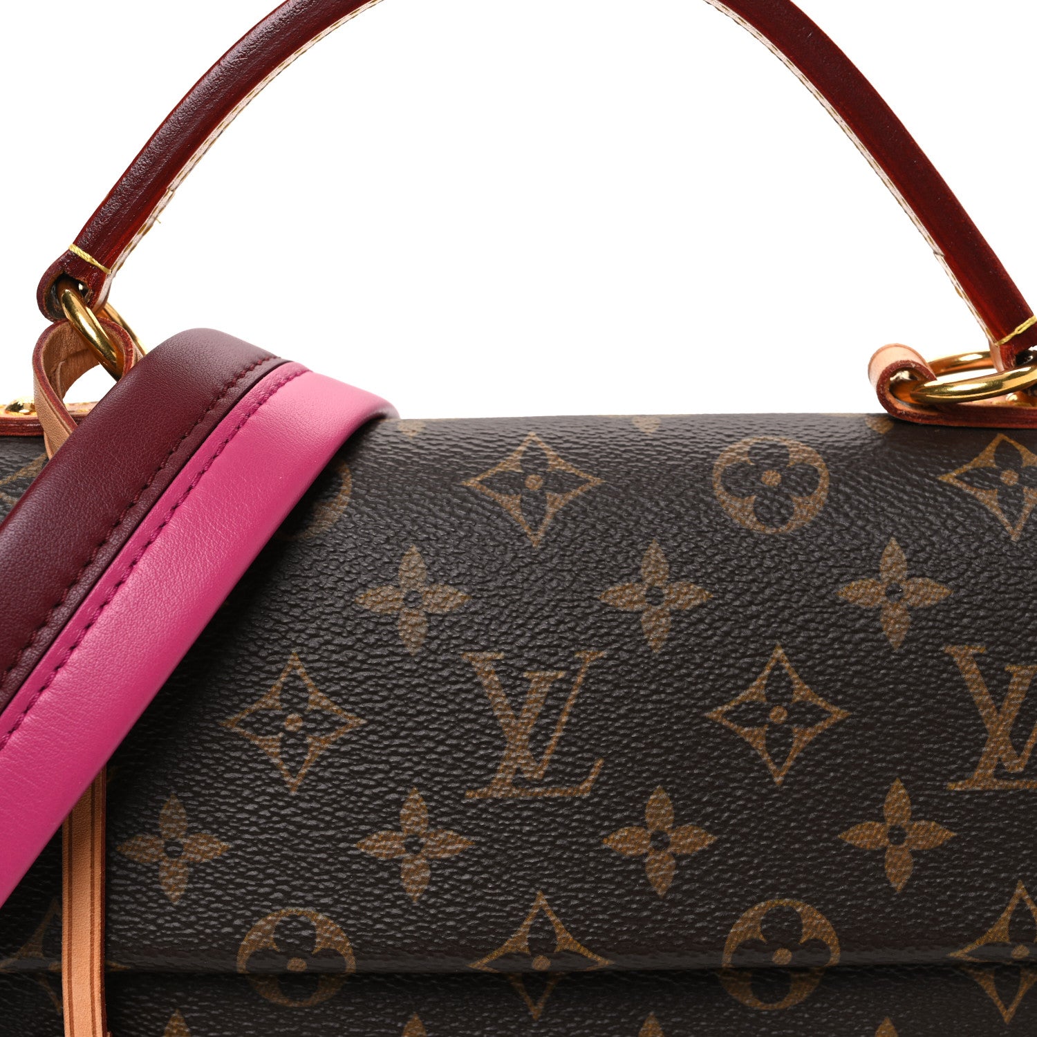 Louis Vuitton Monogram Cluny BB Bordeaux Fuchsia 8 of 11