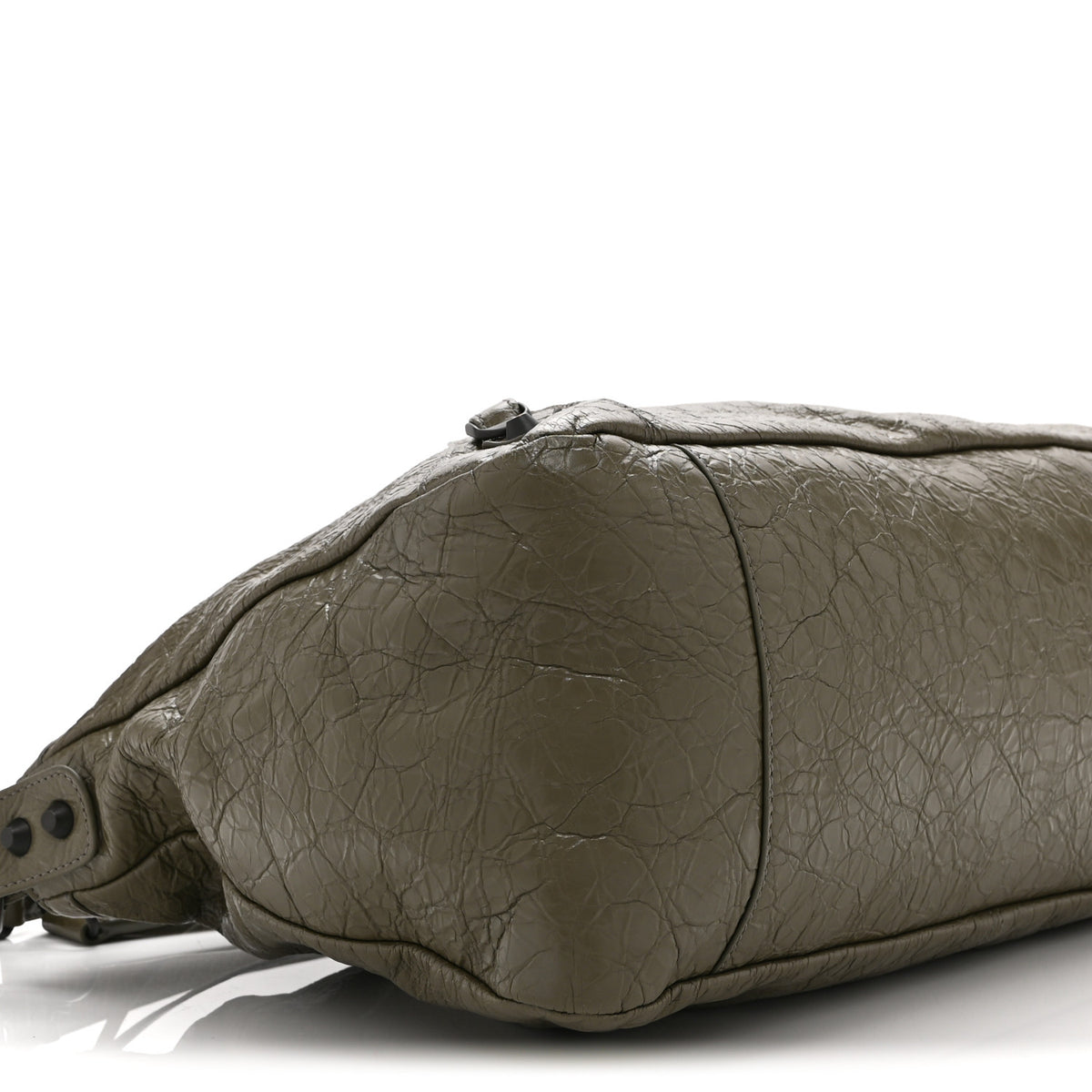 Balenciaga Agneau Arena Medium Le City Moto  Khaki 9 of 10