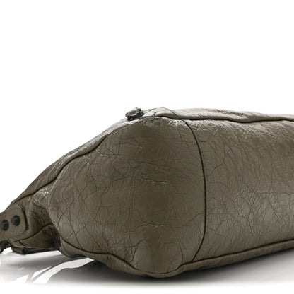 Balenciaga Agneau Arena Medium Le City Moto  Khaki 9 of 10