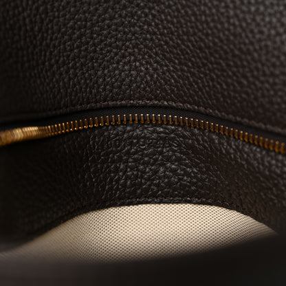 Tom Ford Pebbled Calfskin Large Jennifer Dark Brown 6 of 12