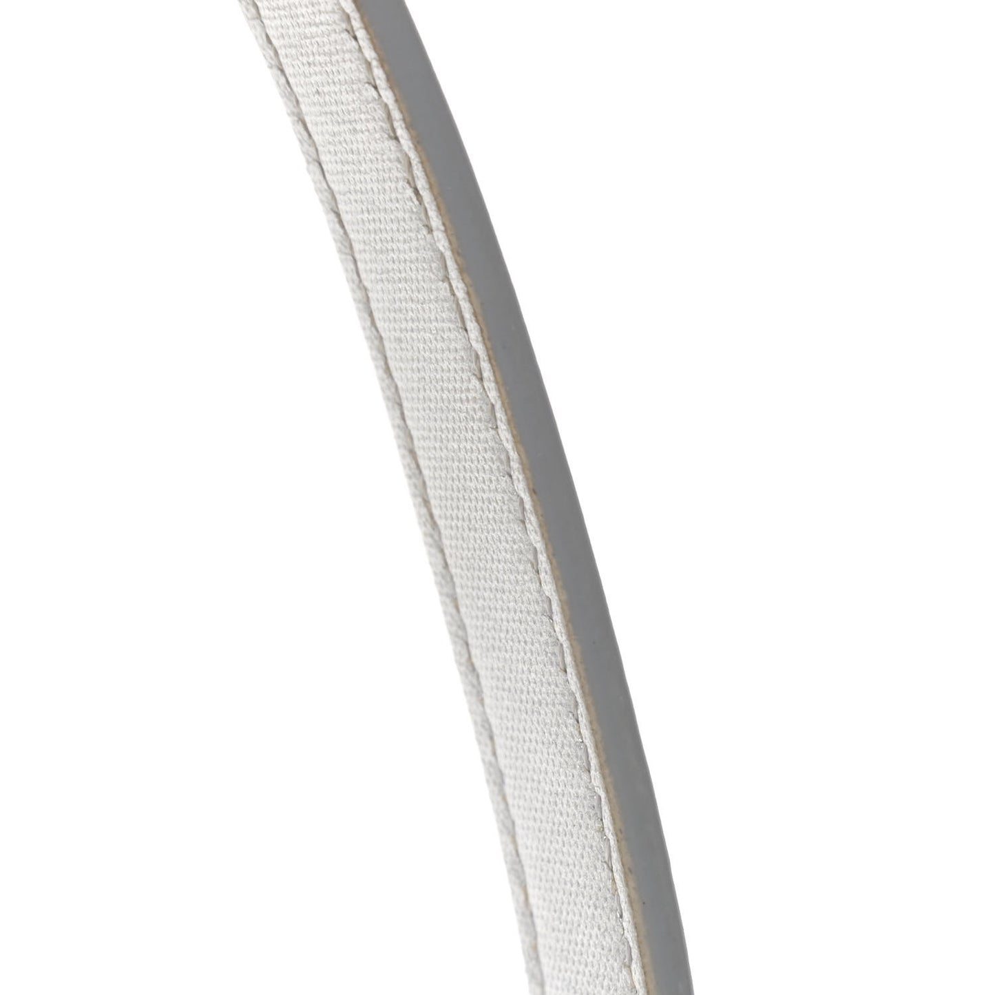 Laminated Calfskin Nano Belt Bag Silver