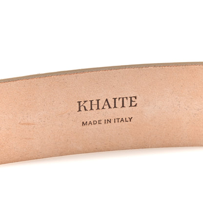 Khaite Suede Dome Belt 70 28 Mud 3 of 7