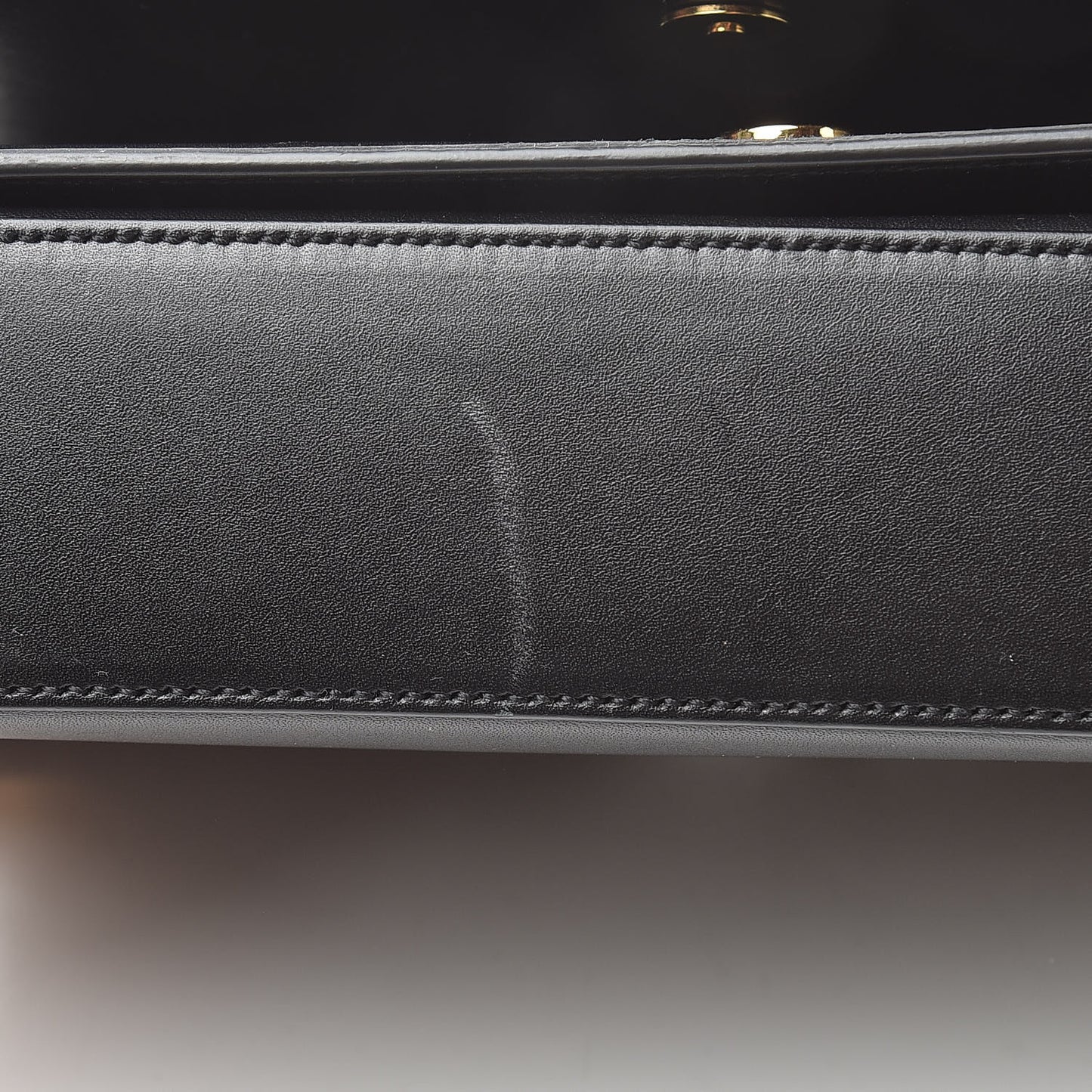 Textured Calfskin Medium Classic Monogram Universite Bag Black