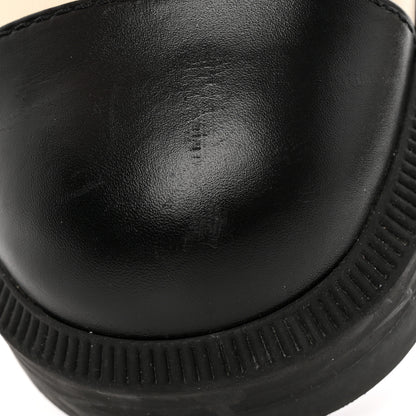 Chanel Calfskin Logo Boots 37 White Black 19 of 21