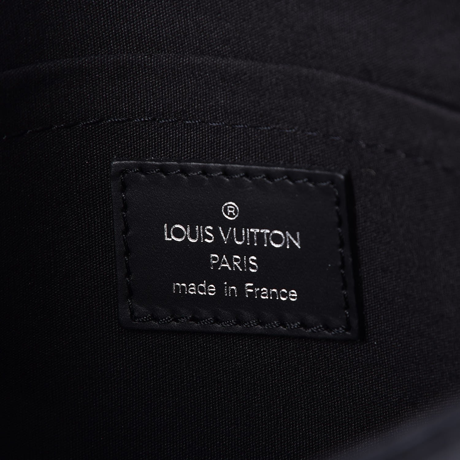 Louis Vuitton Epi Segur Pochette Black 6 of 7