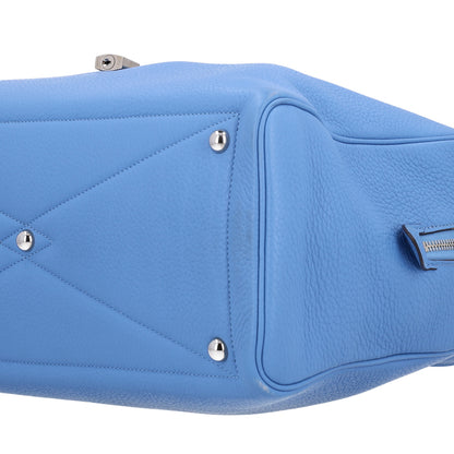 Hermes Taurillon Clemence Victoria II 35 Bleu Paradis 10 of 10