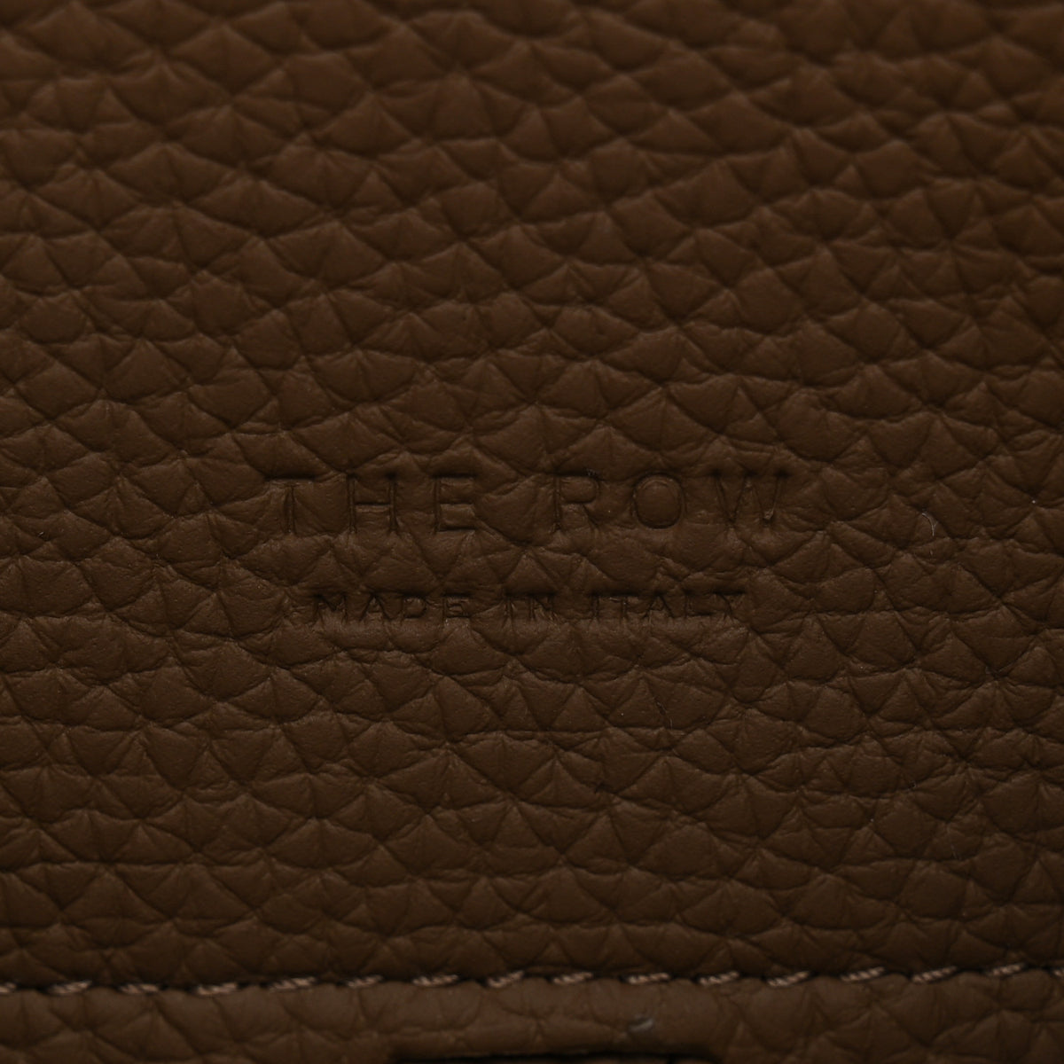 The Row Matte Grained Calfskin Soft Margaux 10 Bag Chevre 6 of 9