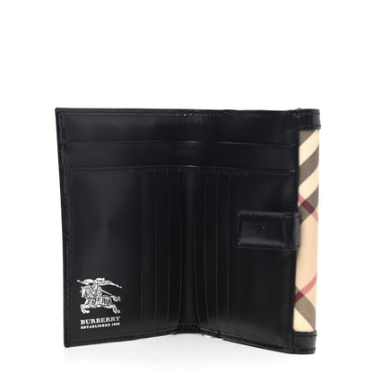 Burberry Nova Check Penrose Compact Wallet Black 3 of 4