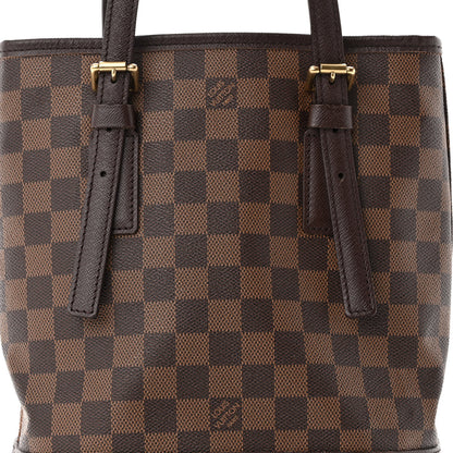 Louis Vuitton Damier Ebene Marais Bucket 23 7 of 9
