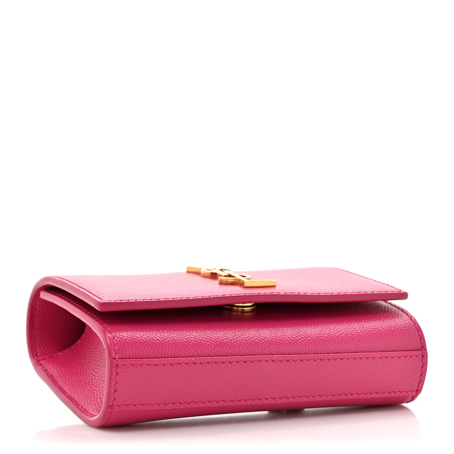 Saint Laurent Grain De Poudre Monogram Kate Belt Bag Fuchsia 4 of 13