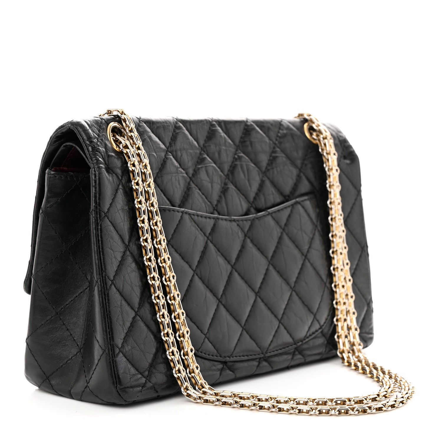 Chanel Aged Calfskin Quilted 2.55 Reissue 226 Flap Black 2 of 11
