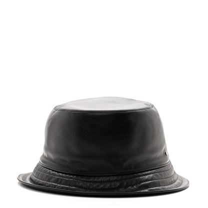 Hermes Newton Calfskin Fred Bucket Hat 59 Black 3 of 10