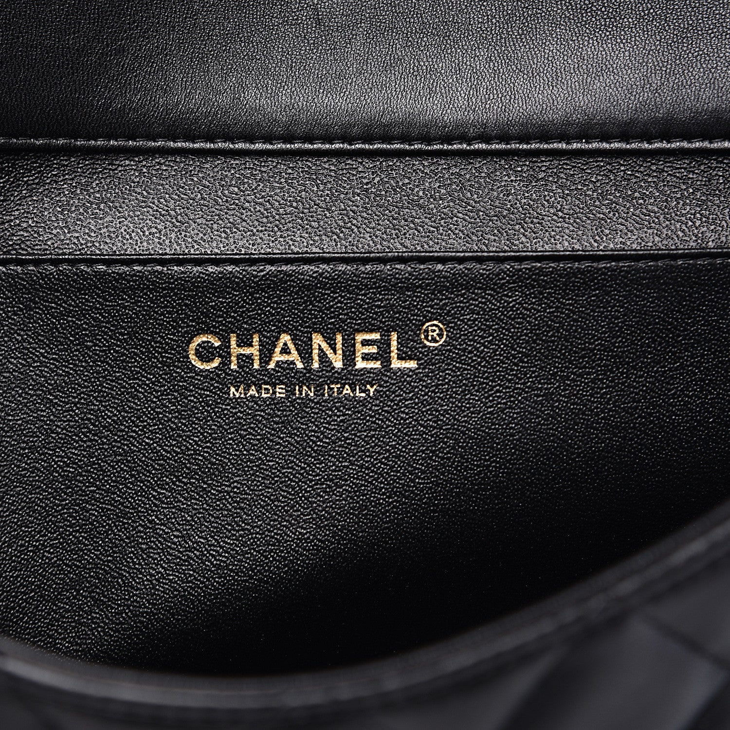 Chanel Lambskin Quilted Clutch With Chain Flap Black 5 of 13