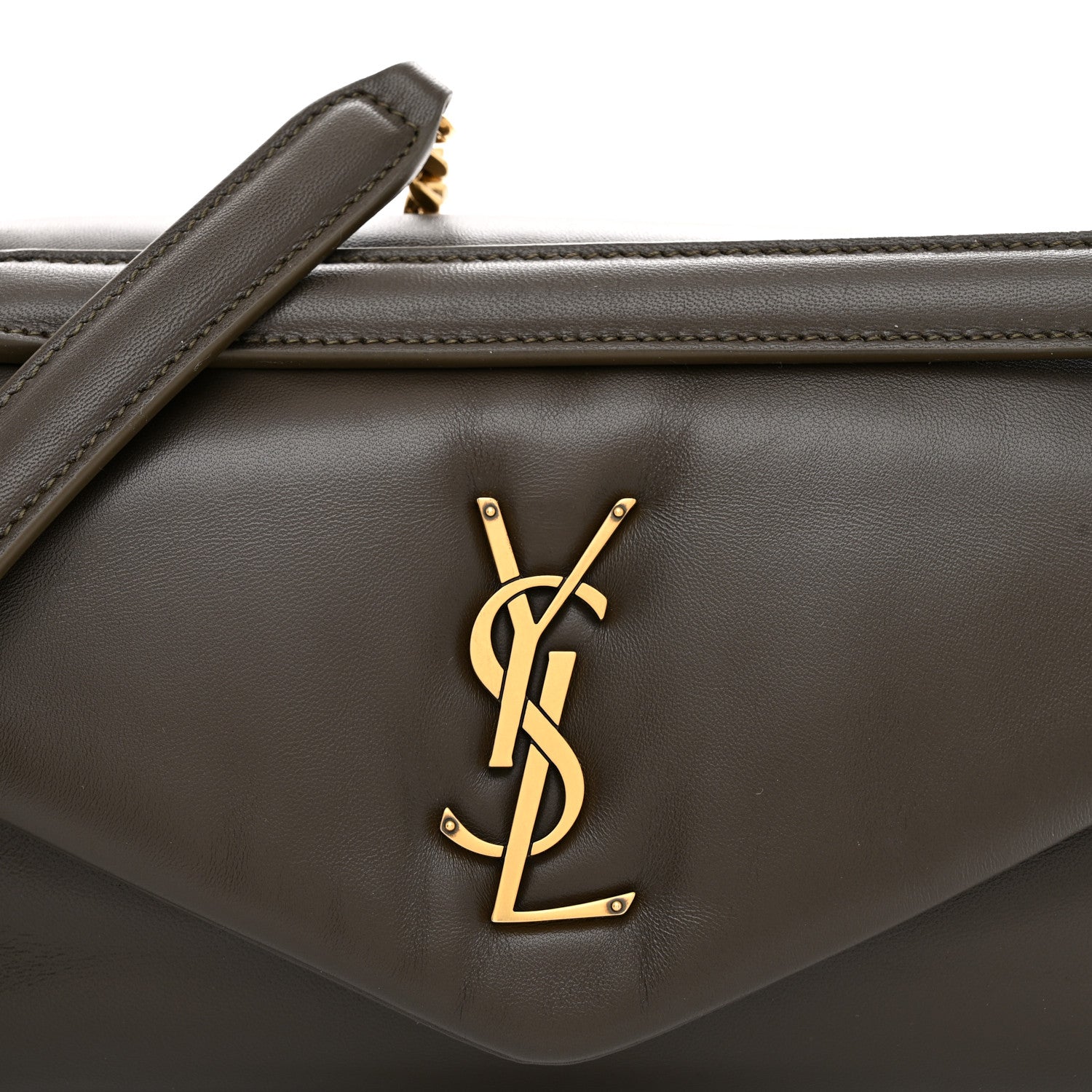 Saint Laurent Plunged Lambskin Calypso Light Musk 8 of 10