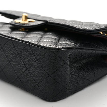 Chanel Caviar Quilted Small Double Flap Black 10 of 11