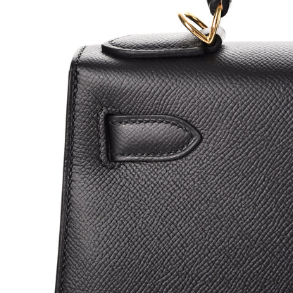 Hermes Epsom Kelly Sellier 28 Black 10 of 39