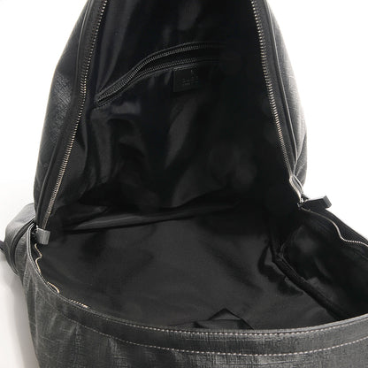 Gucci Coated Canvas Interlocking G Travel Backpack Black 5 of 9
