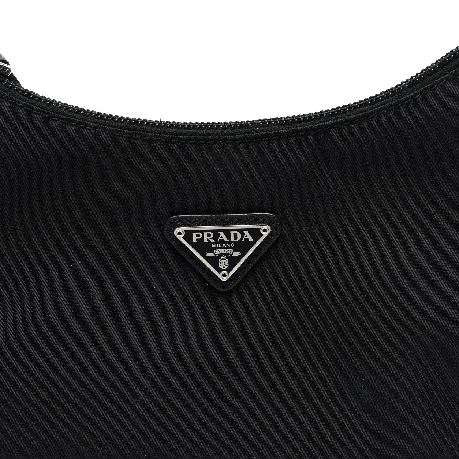 Prada Tessuto Nylon Mini Re-Edition 2000 Bag Black 7 of 10