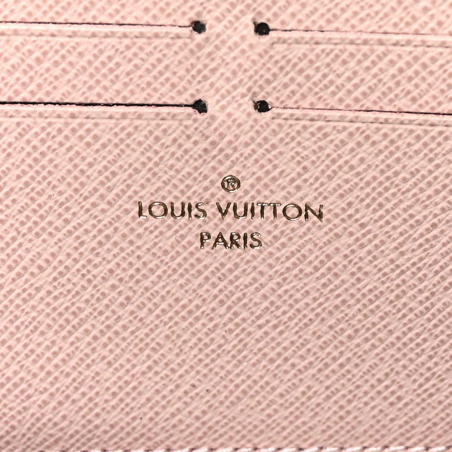 Monogram Clemence Wallet Rose Ballerine