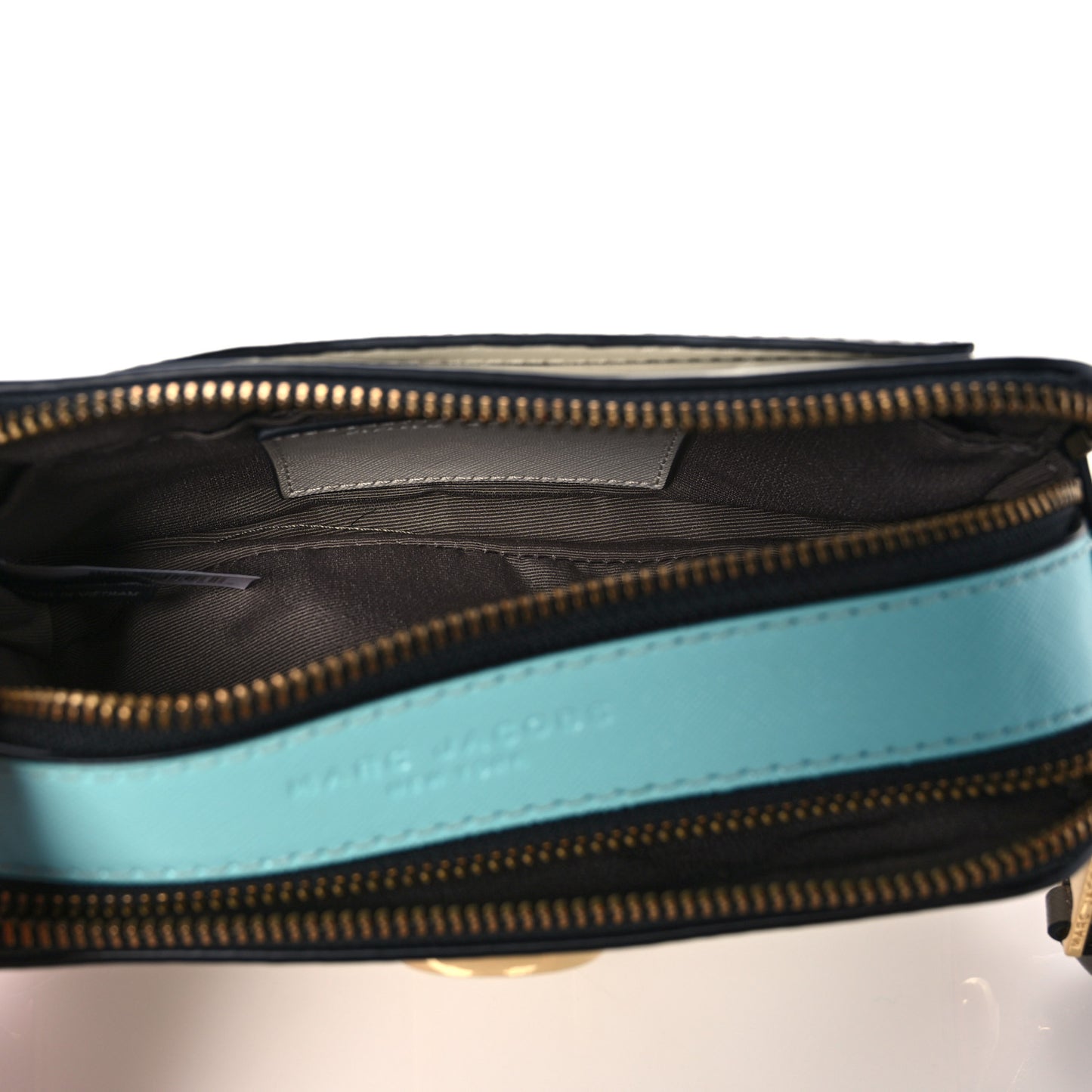 Saffiano Small Snapshot Camera Bag Porcelain Multi