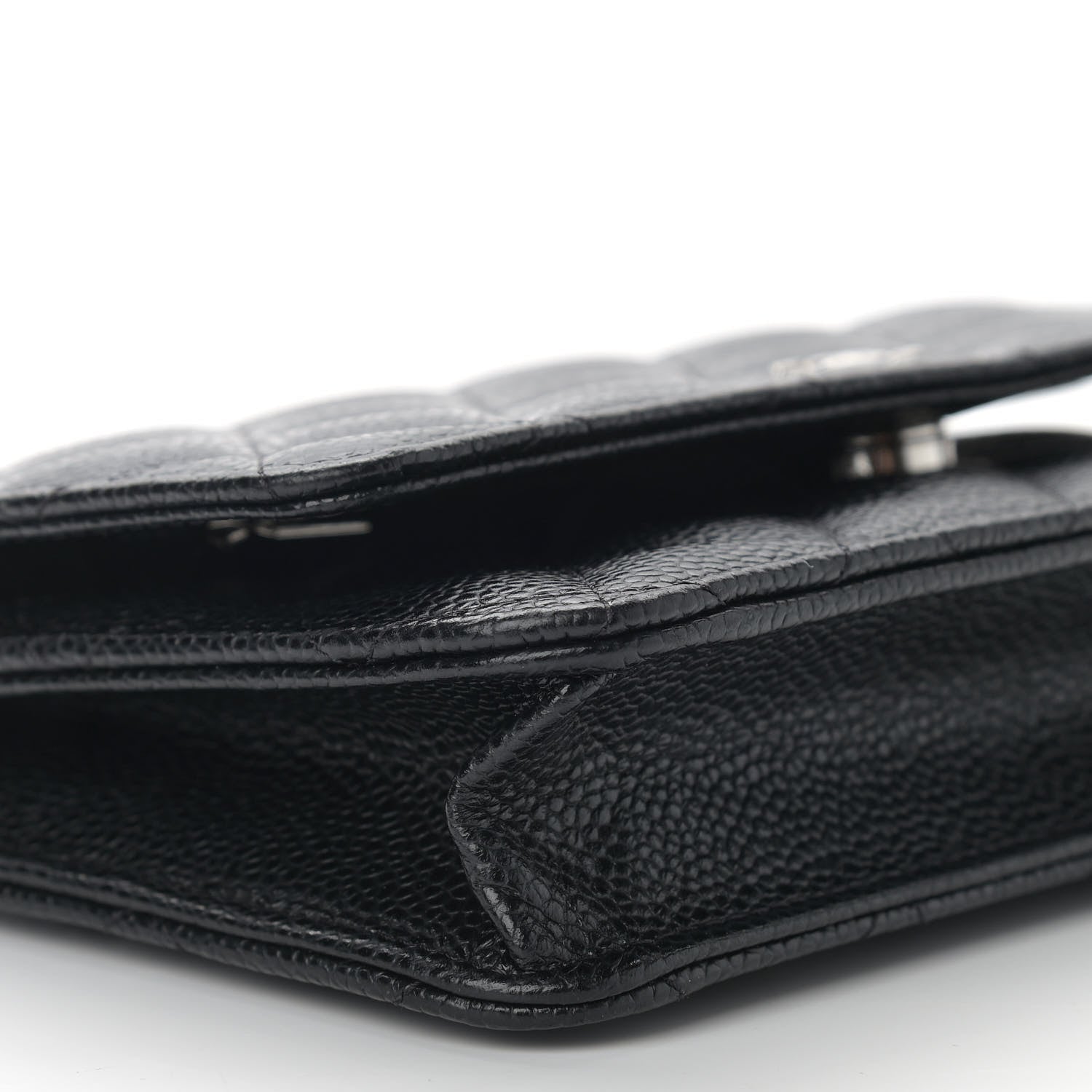 Chanel Caviar Quilted Wallet On Chain WOC Black 10 of 12