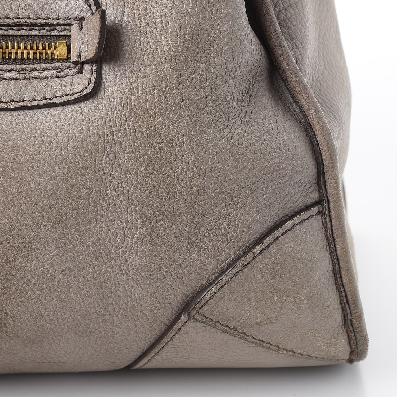 Prada Cervo Deerskin East West Top Handle Bag Pomice 19 of 28