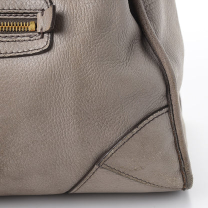 Prada Cervo Deerskin East West Top Handle Bag Pomice 19 of 28