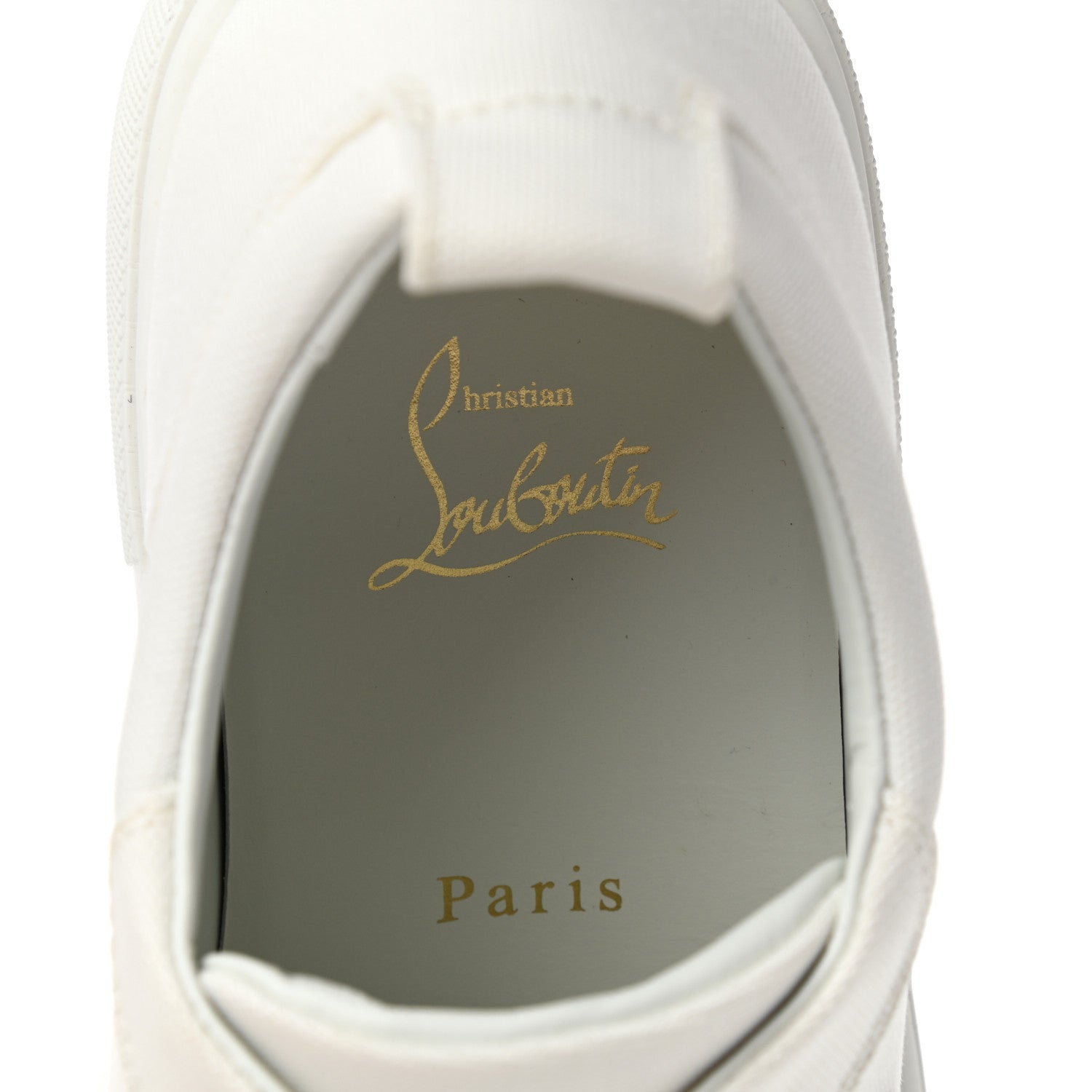 Christian Louboutin Canvas Simplerui Flat Sneakers 39 White 7 of 7