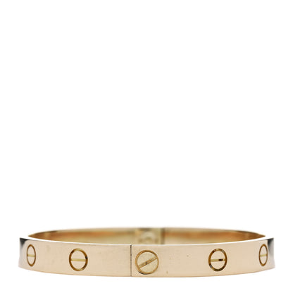 Cartier 18K Yellow Gold LOVE Bracelet 17 7 of 11