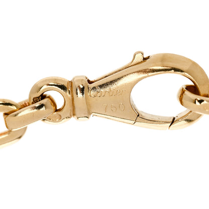 Cartier 18K Yellow Gold Meplat Link Chain Bracelet 3 of 4