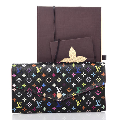 Louis Vuitton Monogram Multicolor Sarah Wallet NM Black Grenade 7 of 7