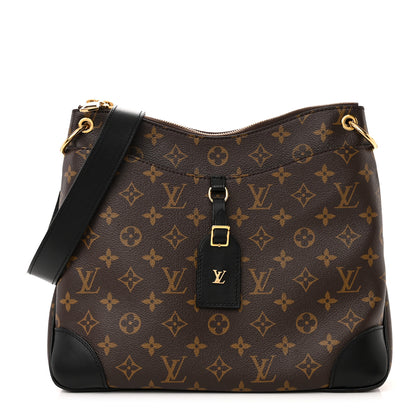 Louis Vuitton Monogram Odeon MM Black 1 of 9