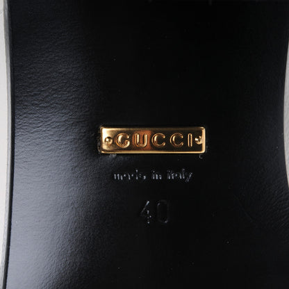 Gucci Malaga Kid Polly Kiltie Fringe 55mm Loafer Pumps 40 Mystic White 6 of 9
