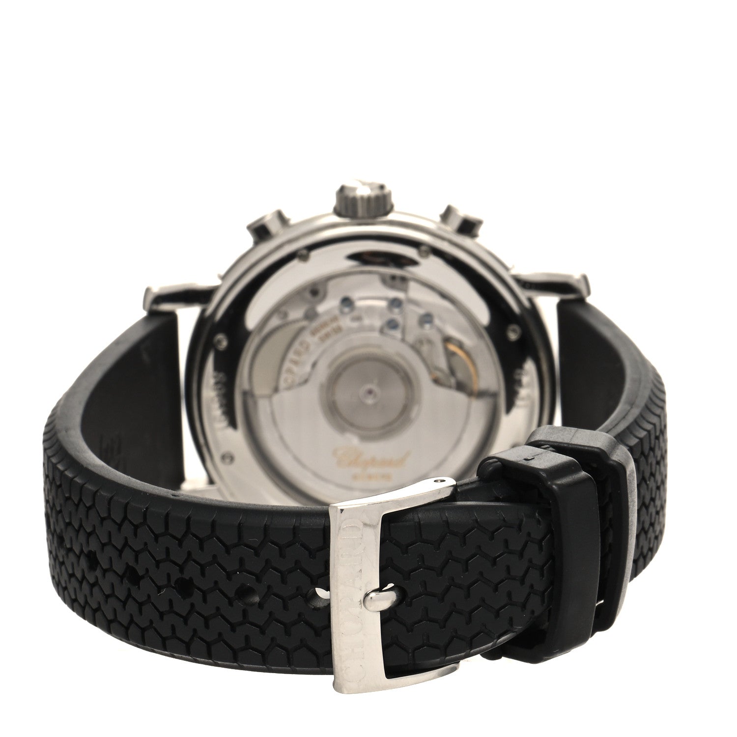 Chopard Stainless Steel Rubber 39mm Mille Miglia Chronograph Automatic Watch 3 of 5