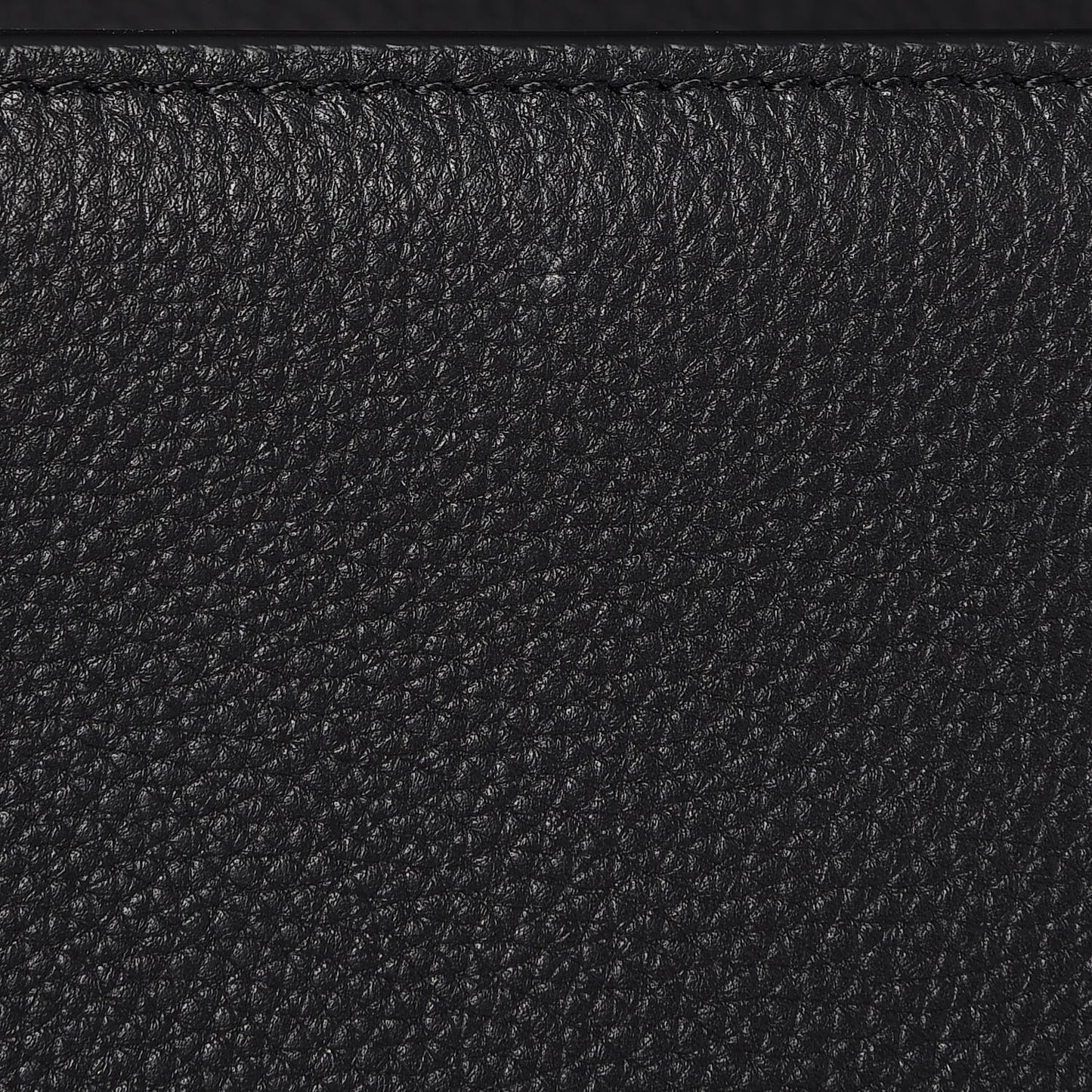 Baby Grained Calfskin Suede Small Bi-Color Trapeze Black