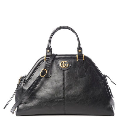 Gucci Calfskin Medium Re(Belle) Top Handle Bag Black 1 of 8