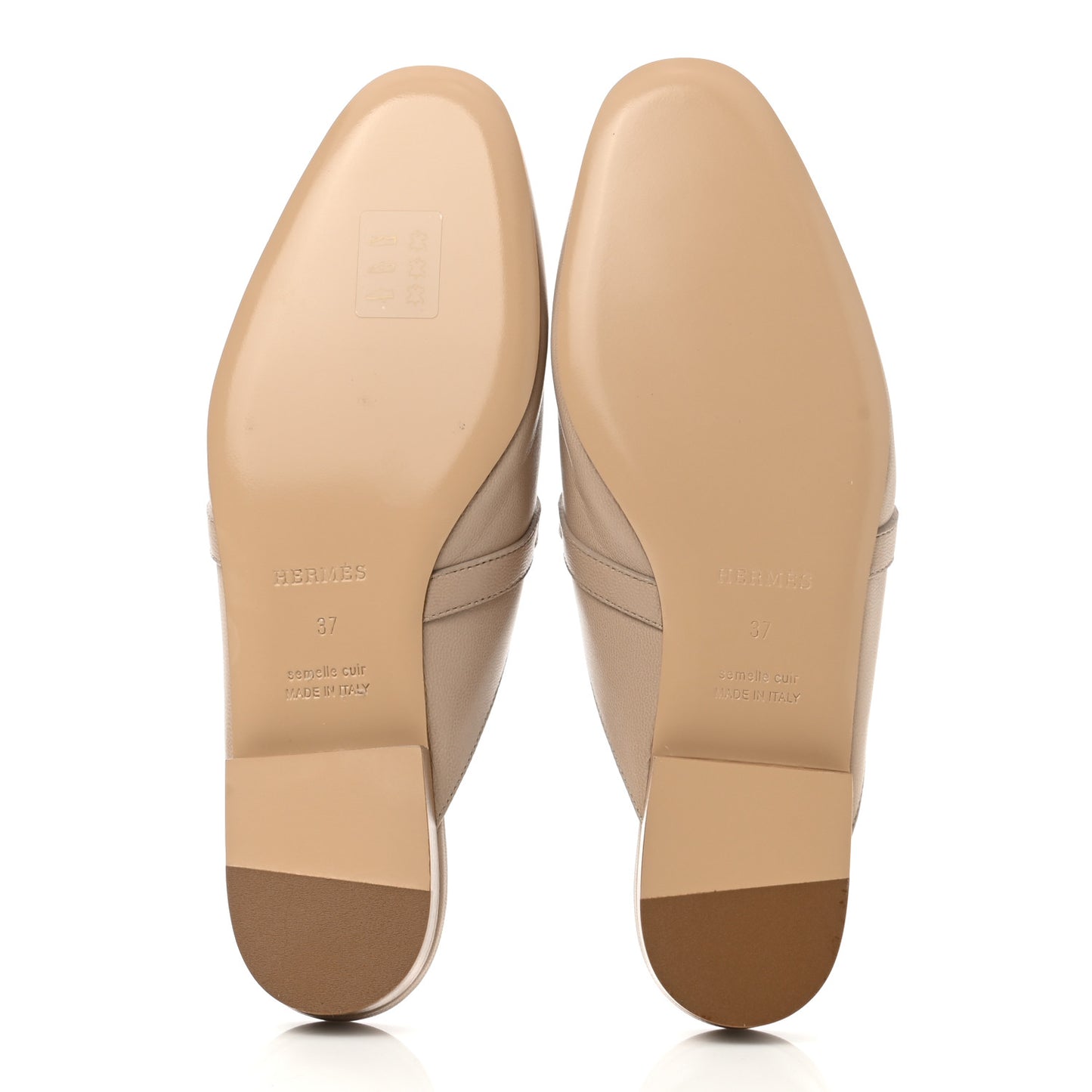 Goatskin Oz Mules 37 Blanc Gomme
