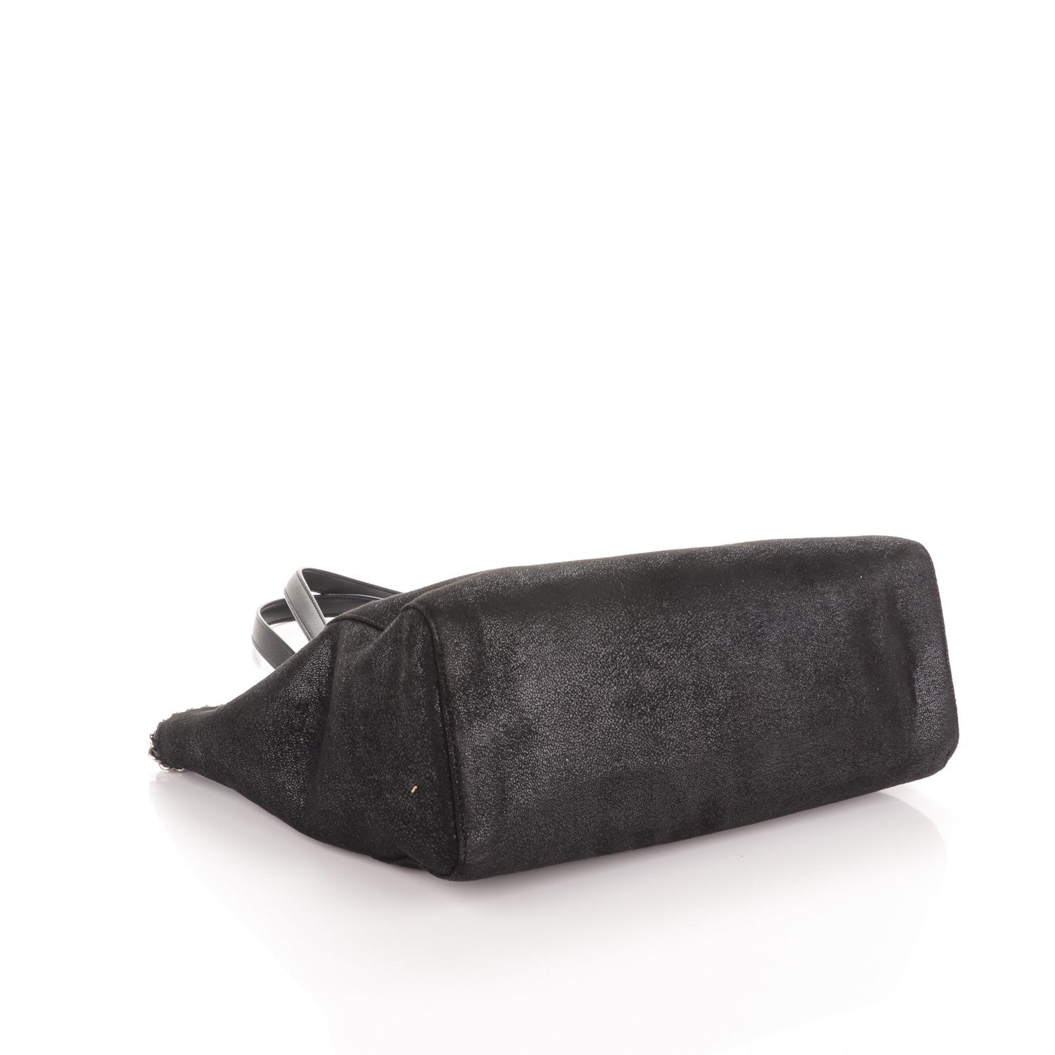 Stella McCartney Shaggy Deer Falabella East West Shopper Tote Black 4 of 8
