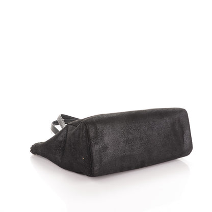 Stella McCartney Shaggy Deer Falabella East West Shopper Tote Black 4 of 8