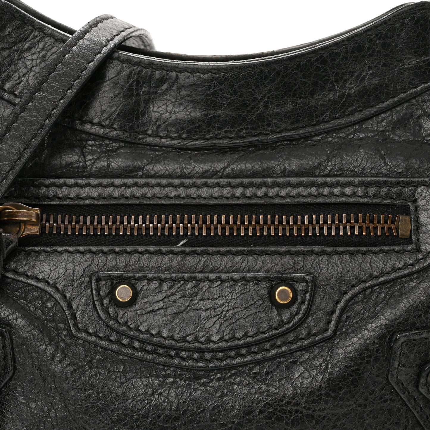 Agneau Classic Hardware Hip Black