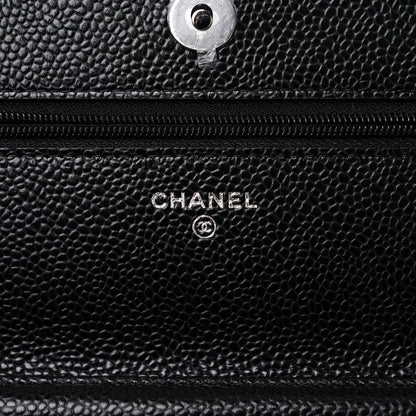 Chanel Caviar Quilted Wallet On Chain WOC Black 6 of 11