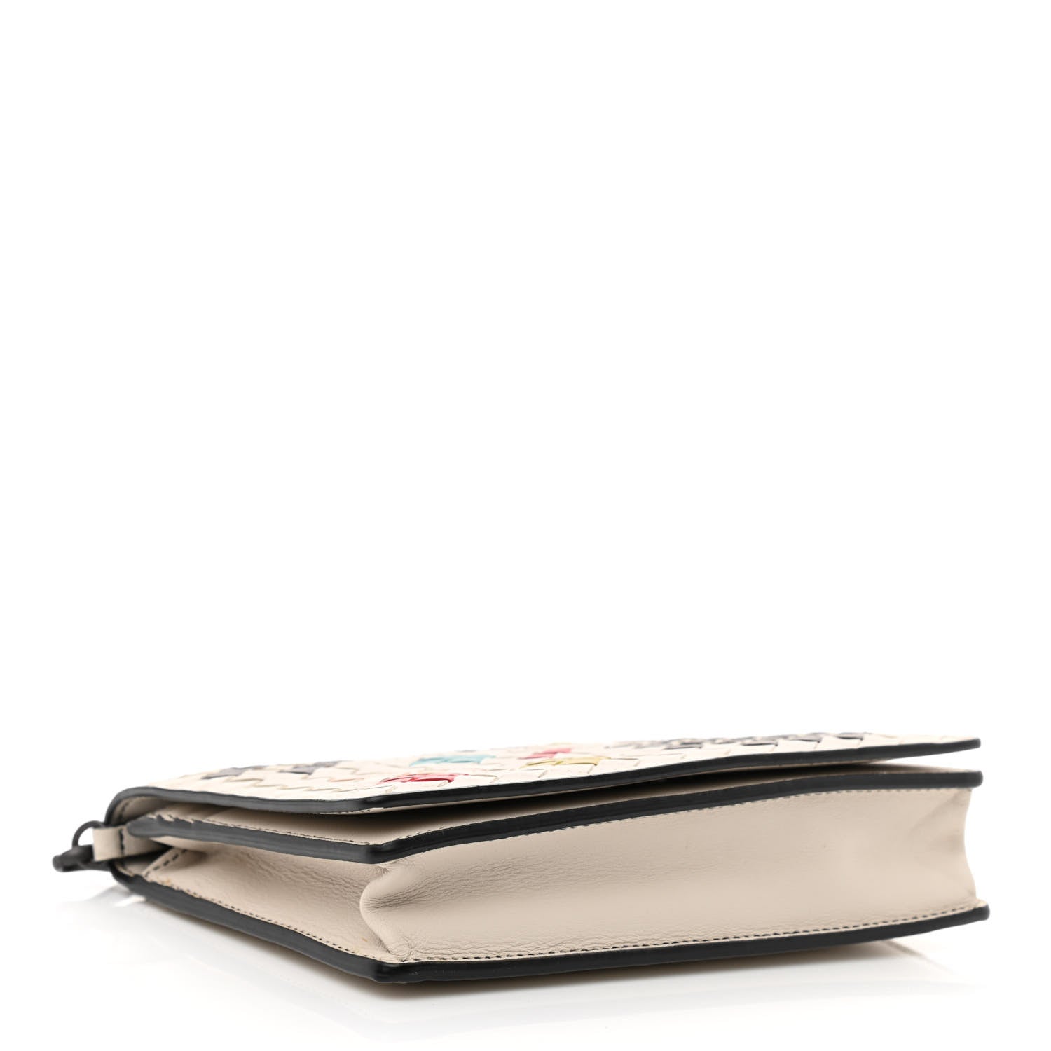 Bottega Veneta Nappa Intrecciato Chain Wallet Mist Abstract 4 of 12