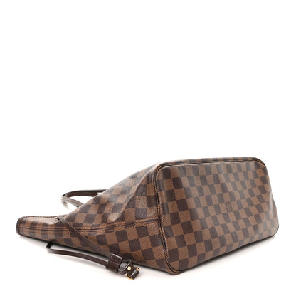 Louis Vuitton Damier Ebene Neo Neverfull MM Rose Ballerine 3 of 9