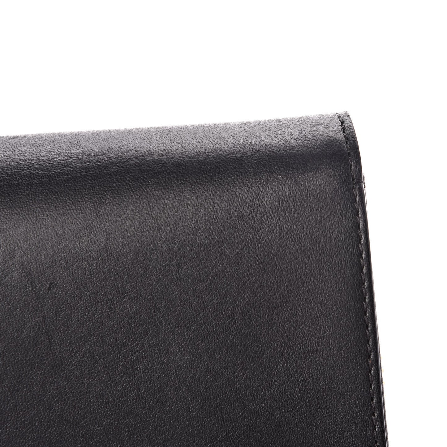 Vitello Palazzo Medusa Evening Clutch Bag Black