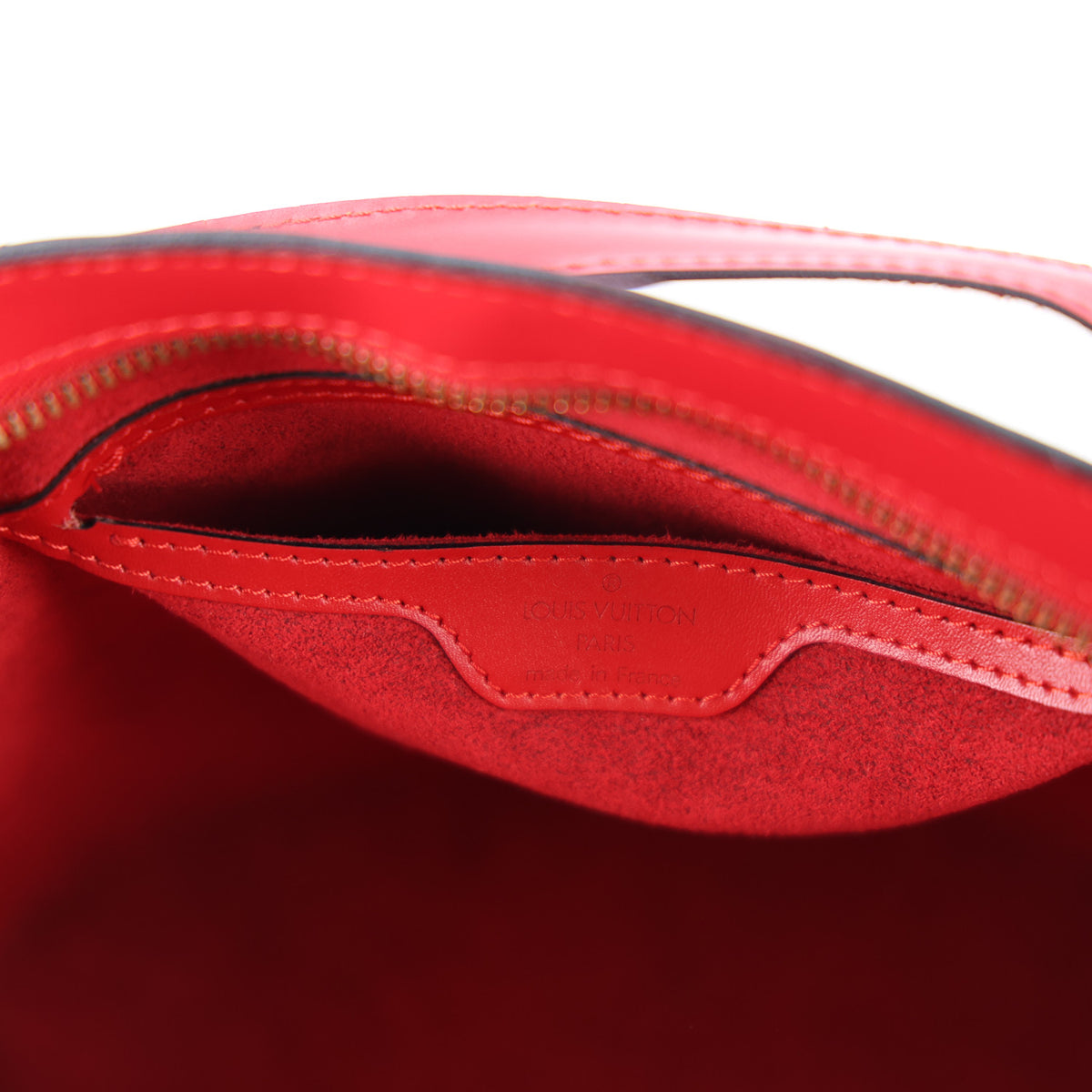 Louis Vuitton Epi Saint Jacques PM Castillan Red 6 of 9