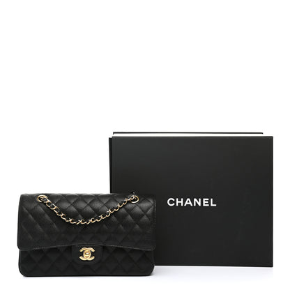 Chanel Caviar Quilted Medium Double Flap Black 11 of 11