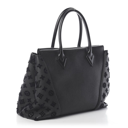 Louis Vuitton Veau Cachemire Tote W PM Black 3 of 9