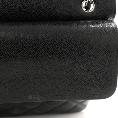 Chanel Caviar Quilted Maxi Double Flap Black 13 of 16