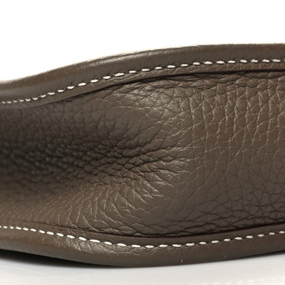 Hermes Taurillon Clemence Evelyne TPM Etoupe 9 of 11
