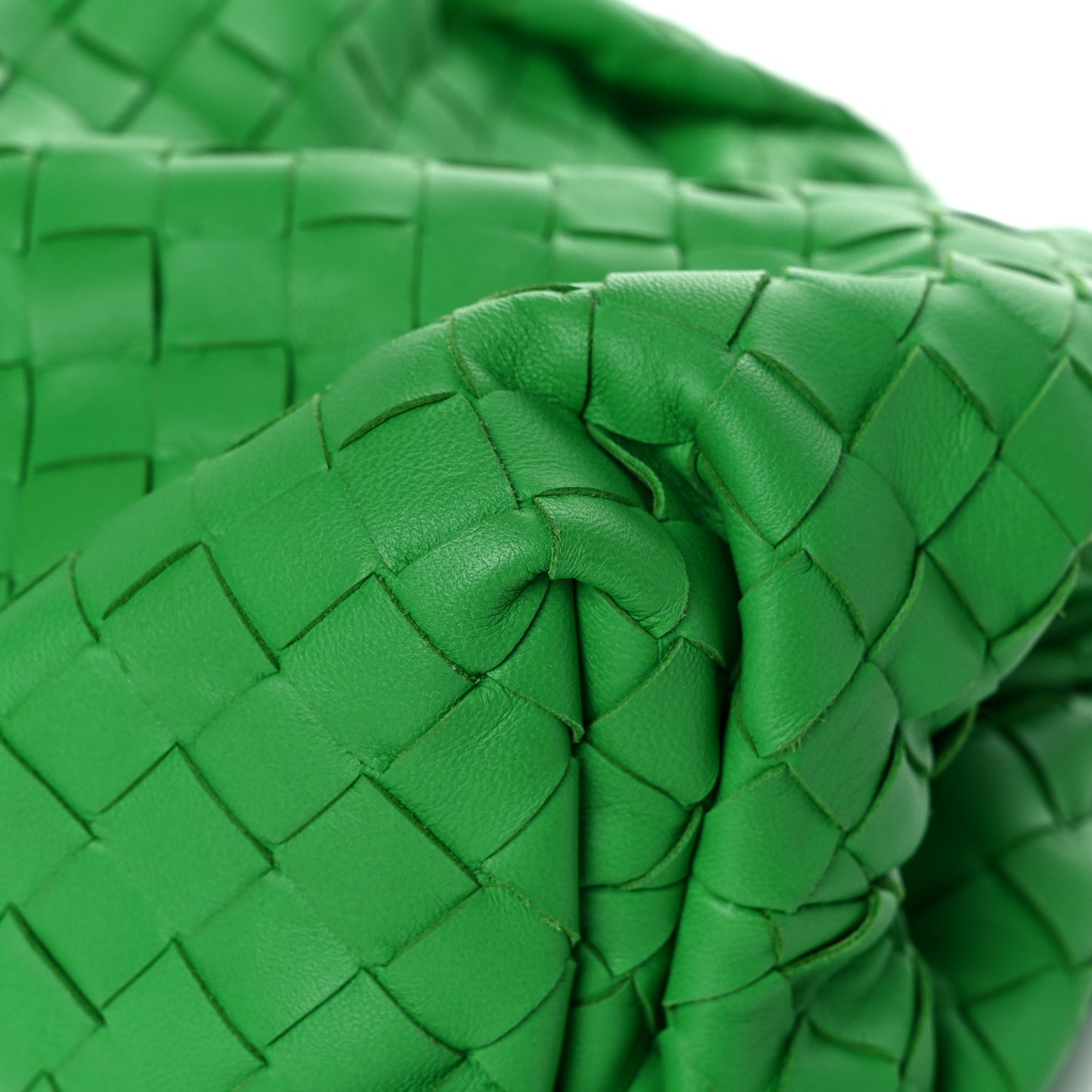 Nappa Maxi Intrecciato The Pouch Oversized Clutch Parakeet